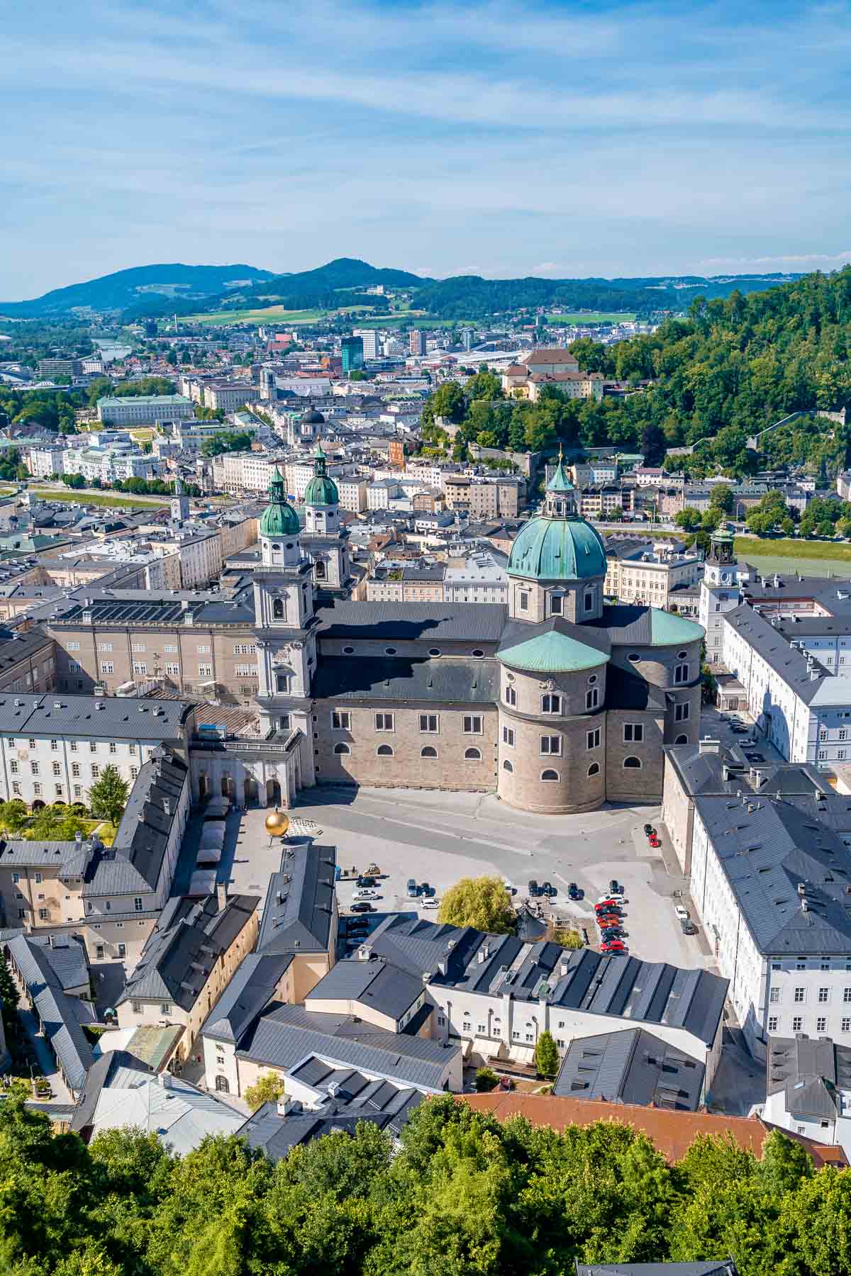 Panoramic view from Hohensalzburg Castle