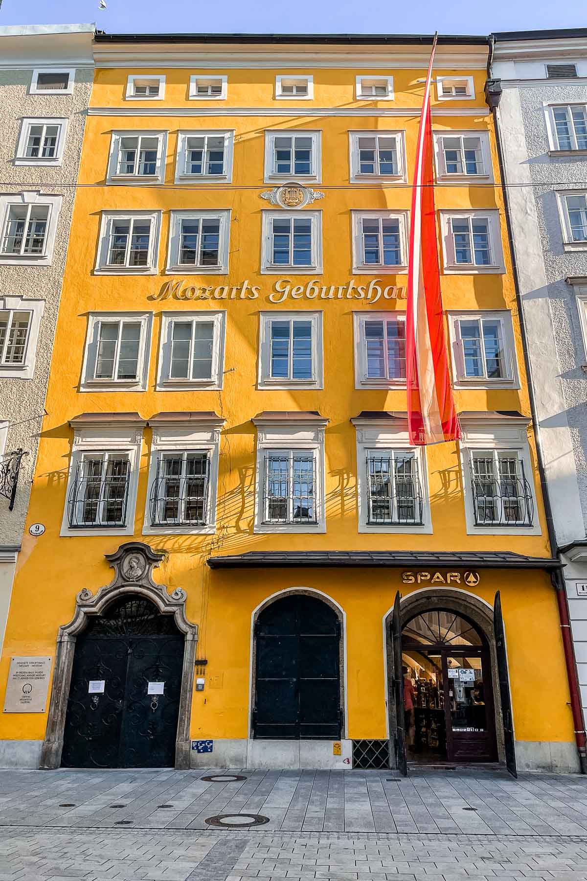 casa onde Mozart nasceu em Salzburgo
