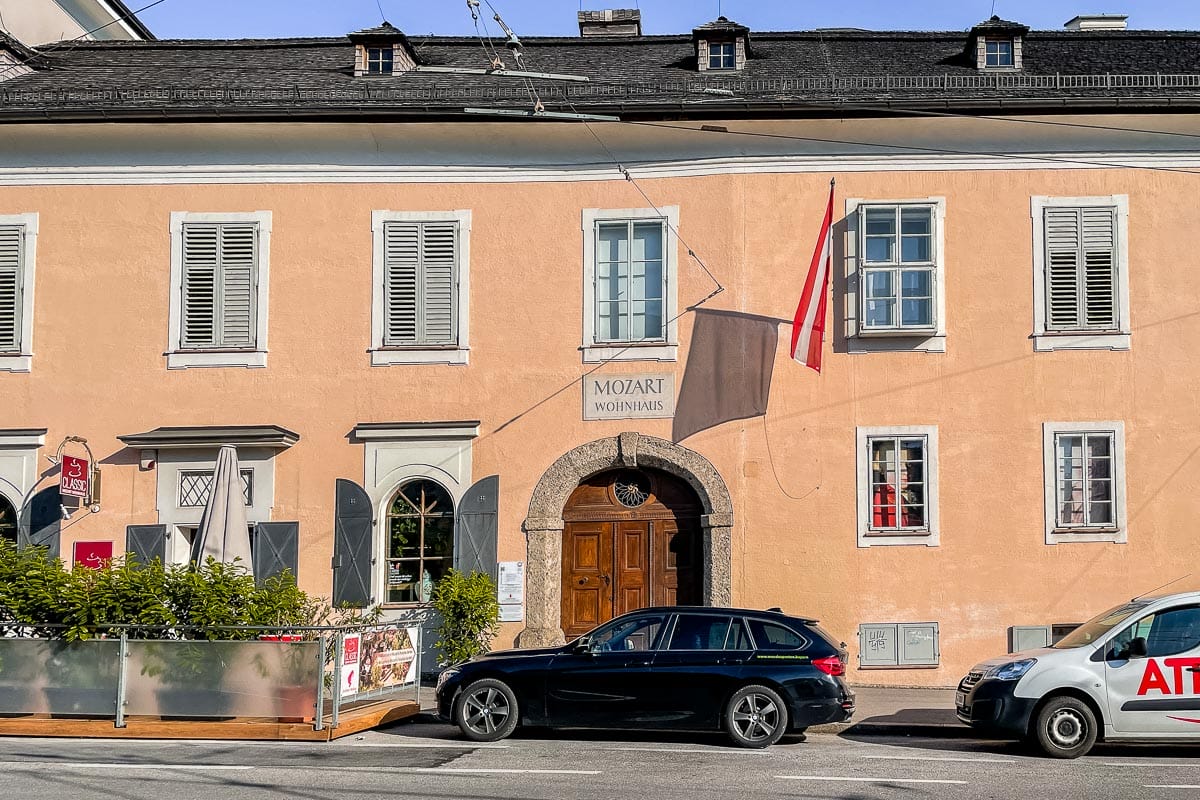 Mozarts bostad i Salzburg