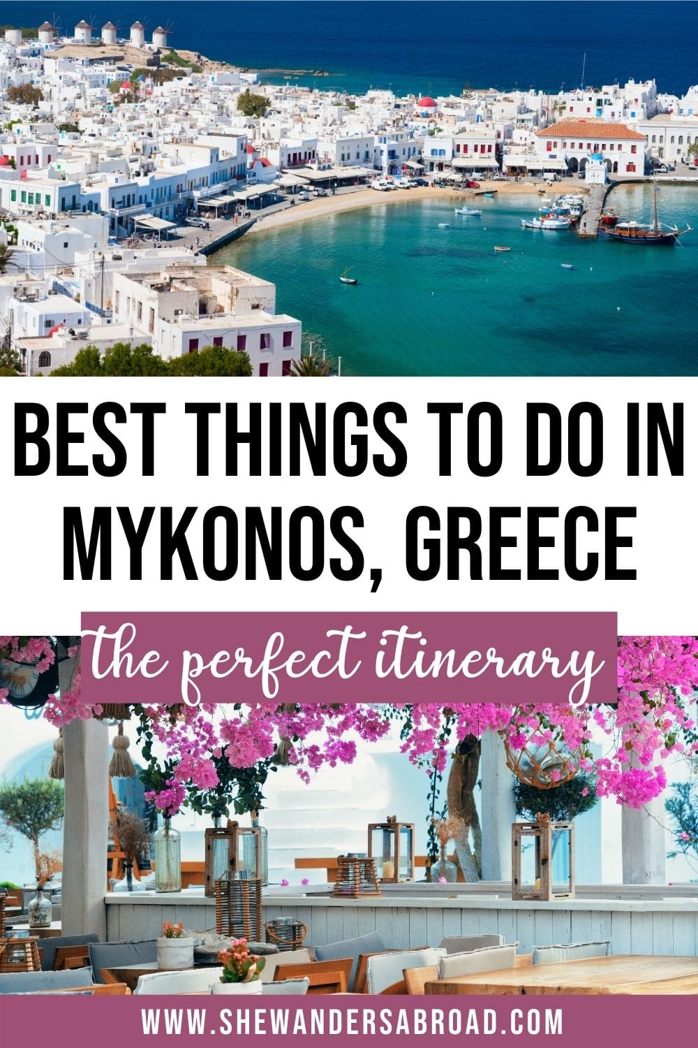 The Perfect 3 Days in Mykonos Itinerary for First Timers | She Wanders ...