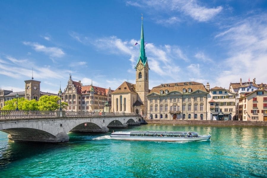 River Limmat Cruise in Zurich