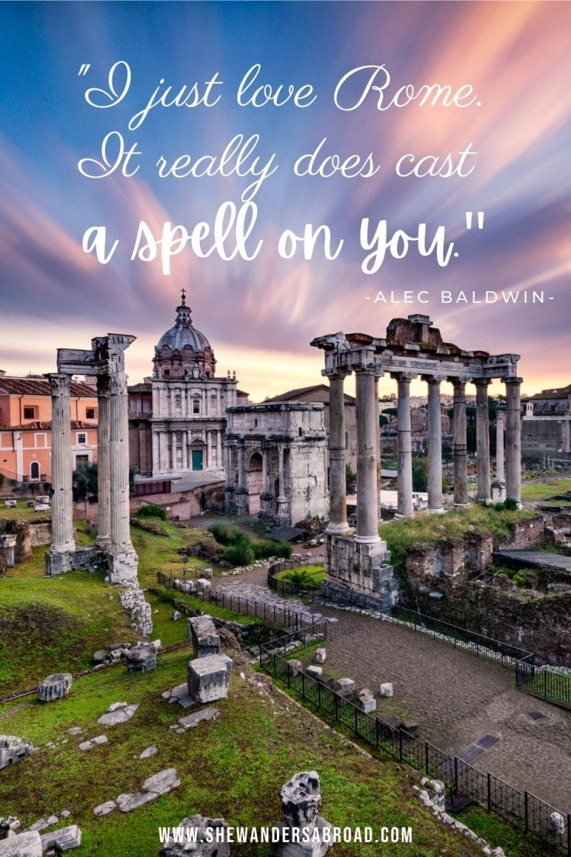 Powerful Rome Quotes for Instagram