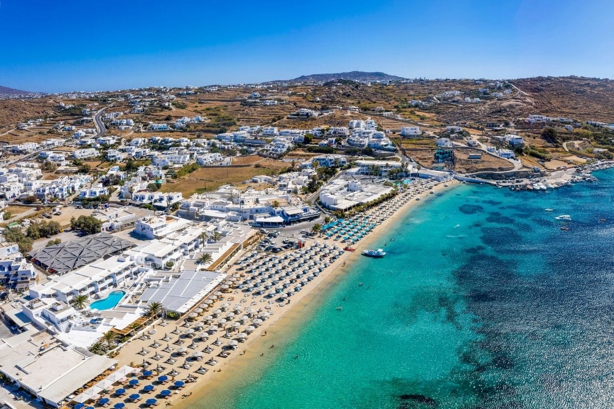 Ornos Beach,Mykonos