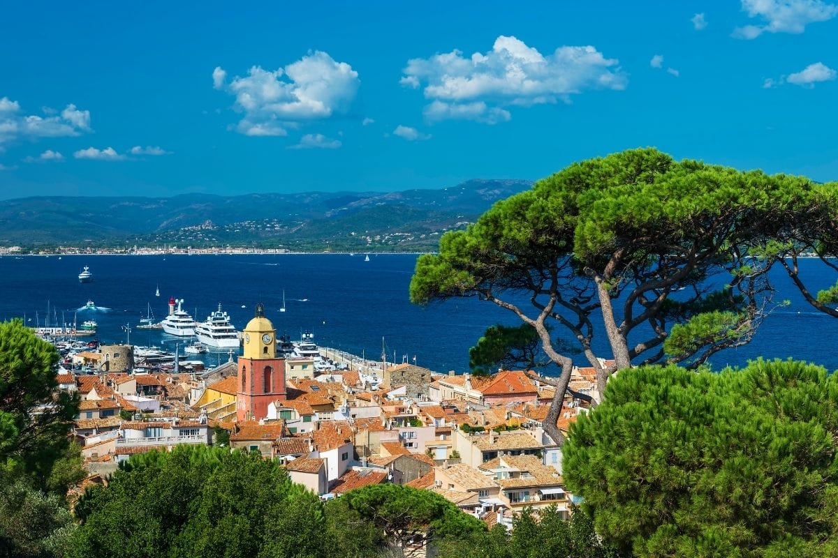 Panoramic view of Saint-Tropez