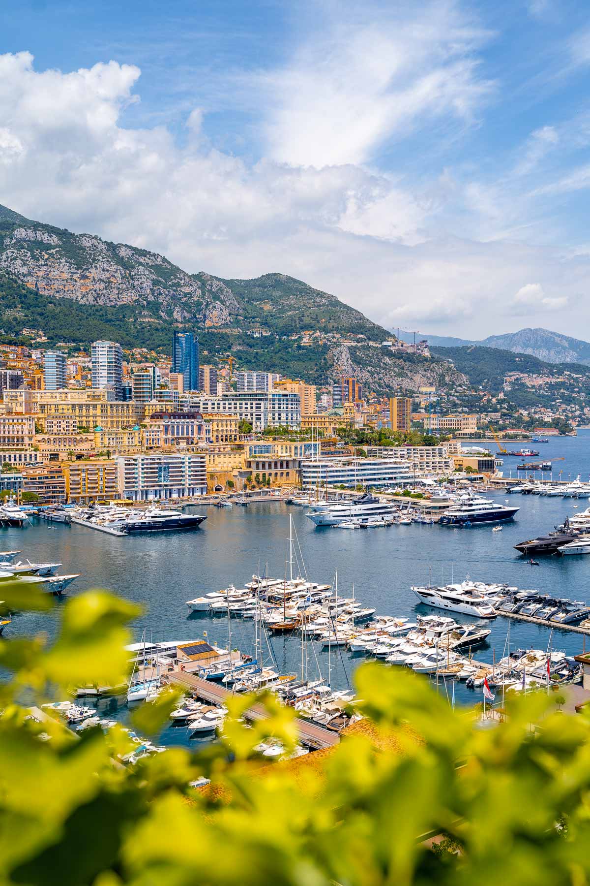 Yachts in Port Hercules, Monaco