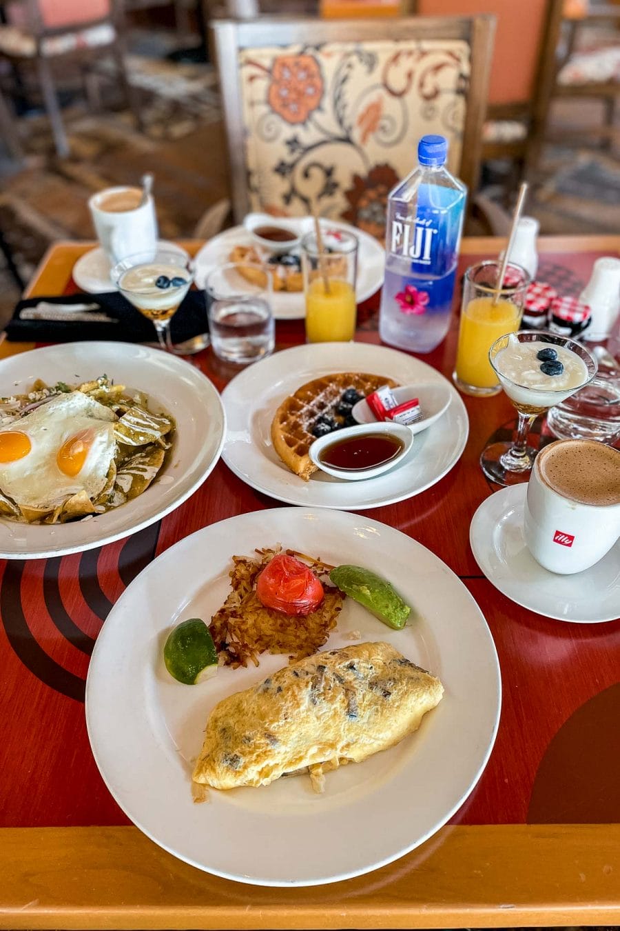 Breakfast at Sedona Grill at JW Marriott Cancun