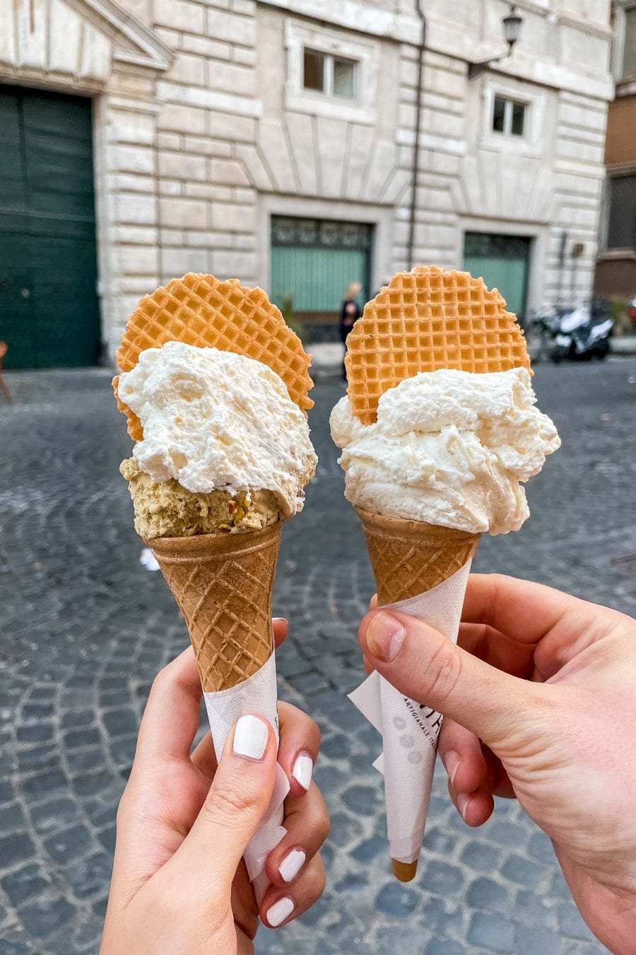Ice cream in Rome, Italy