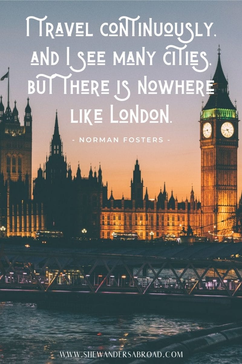 Best London Quotes for Instagram