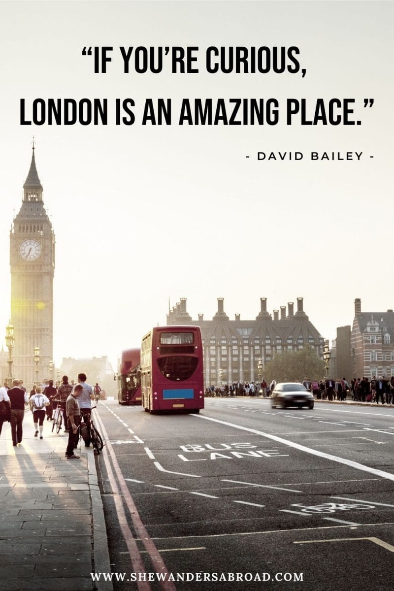 Short London Quotes for Instagram