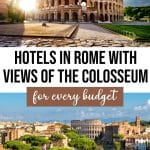 Rome Hotels with Views of the Colosseum