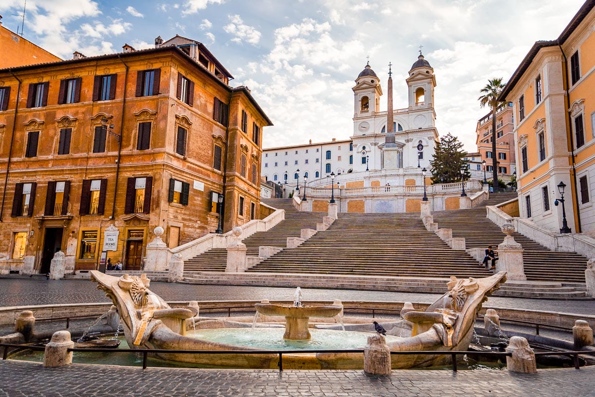 Spanish Steps in Rome, Italy