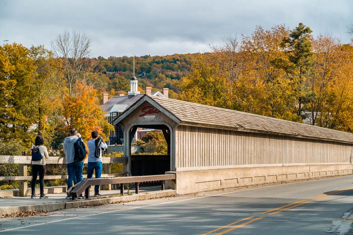 Giles W. Dewey Memorial Bridge, Stowe, Vermont