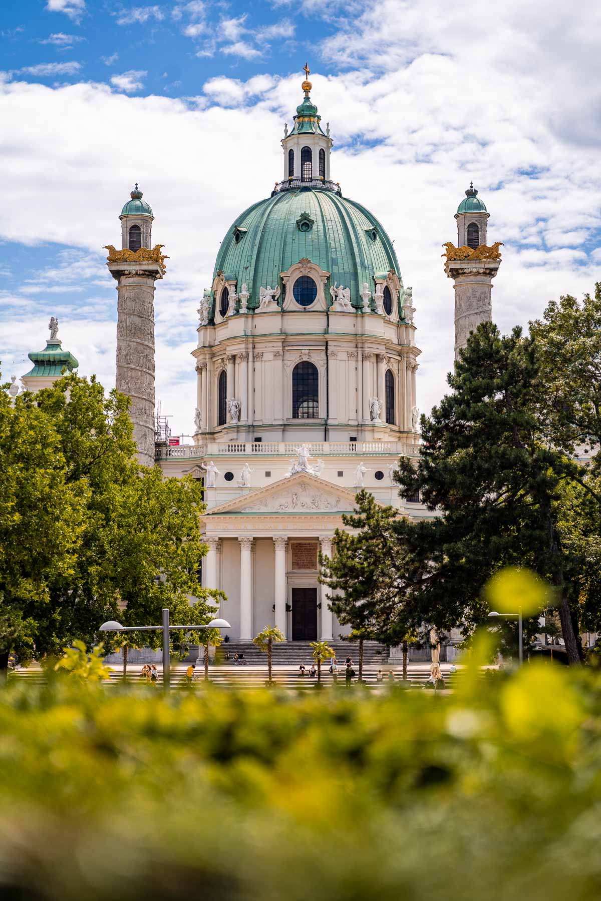 Karlskirche in Vienna, Austria