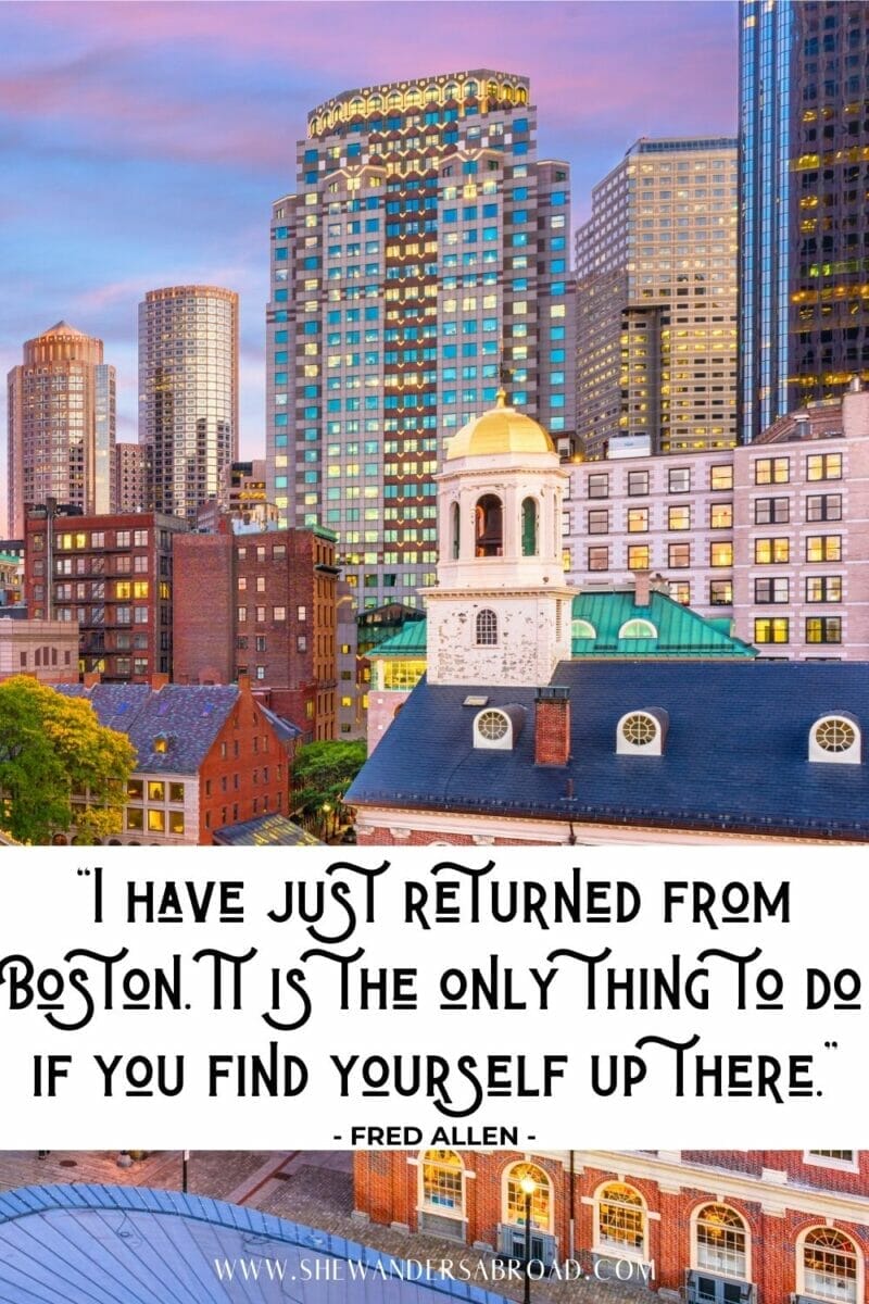 Meaningful Quotes About Boston