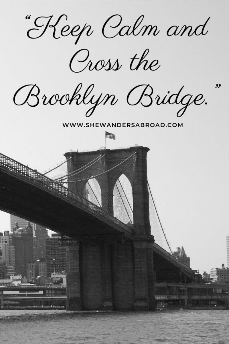 Short Brooklyn Bridge Captions