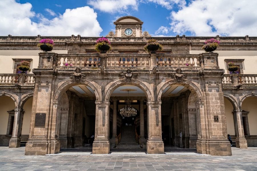 Entrance of Chapultepec Castle