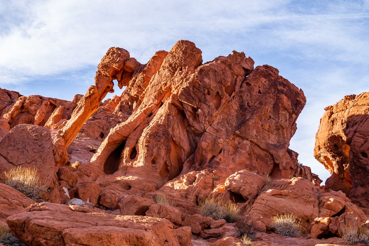 Elephant Rock in Valley of Fire State Park