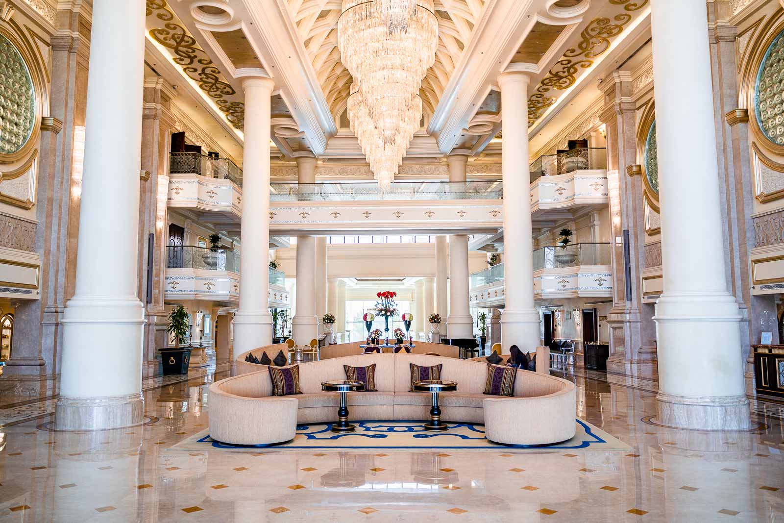 Lobby at The Ritz-Carlton Abu Dhabi