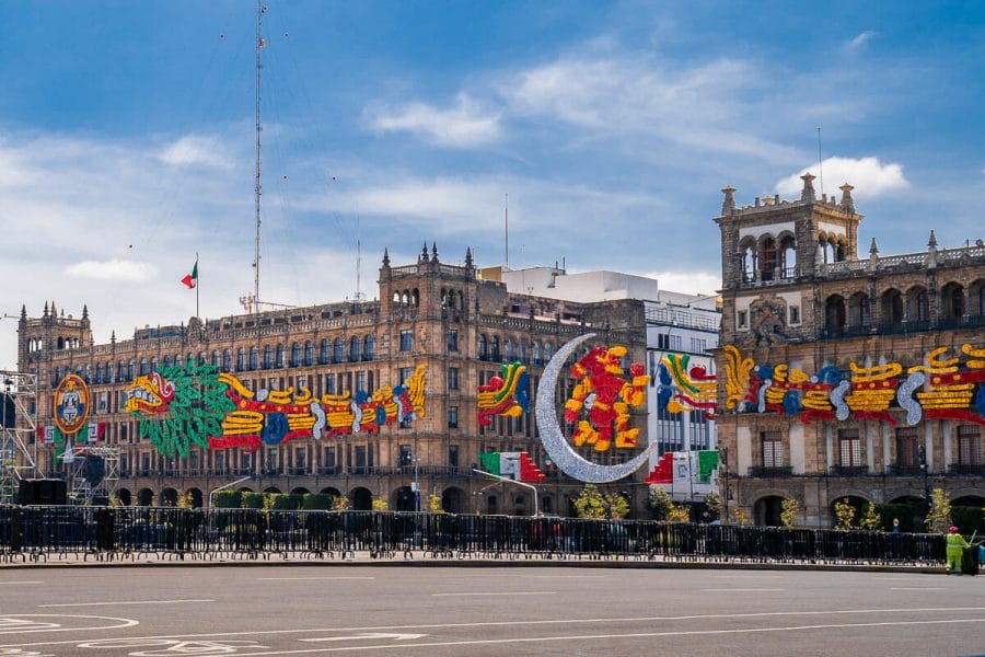 Plaza del Zócalo in Mexico City
