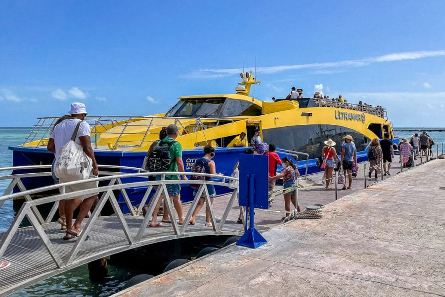 Ultamar ferry to Isla Mujeres