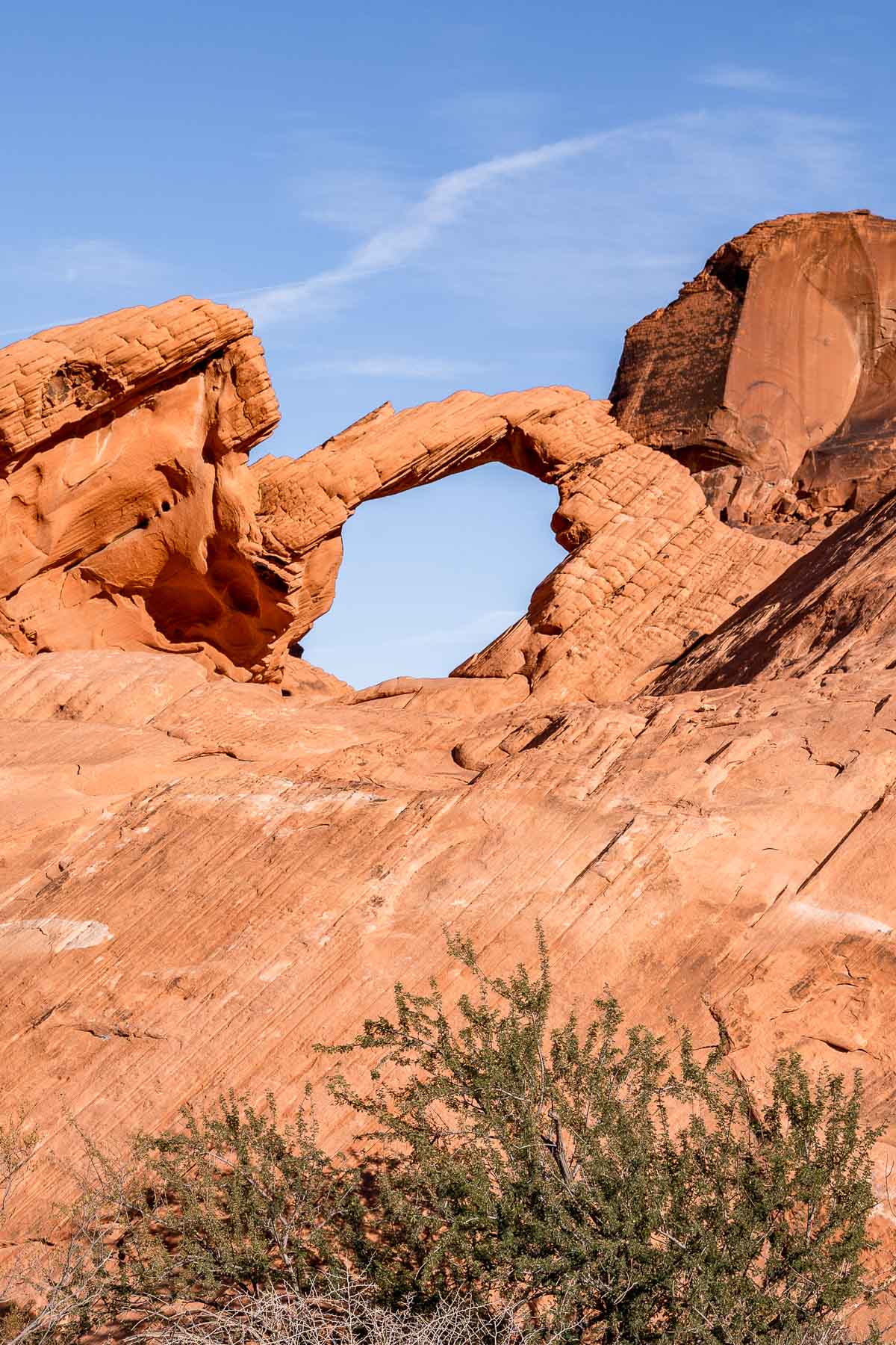 Arch Rock in Valley of Fire State Park