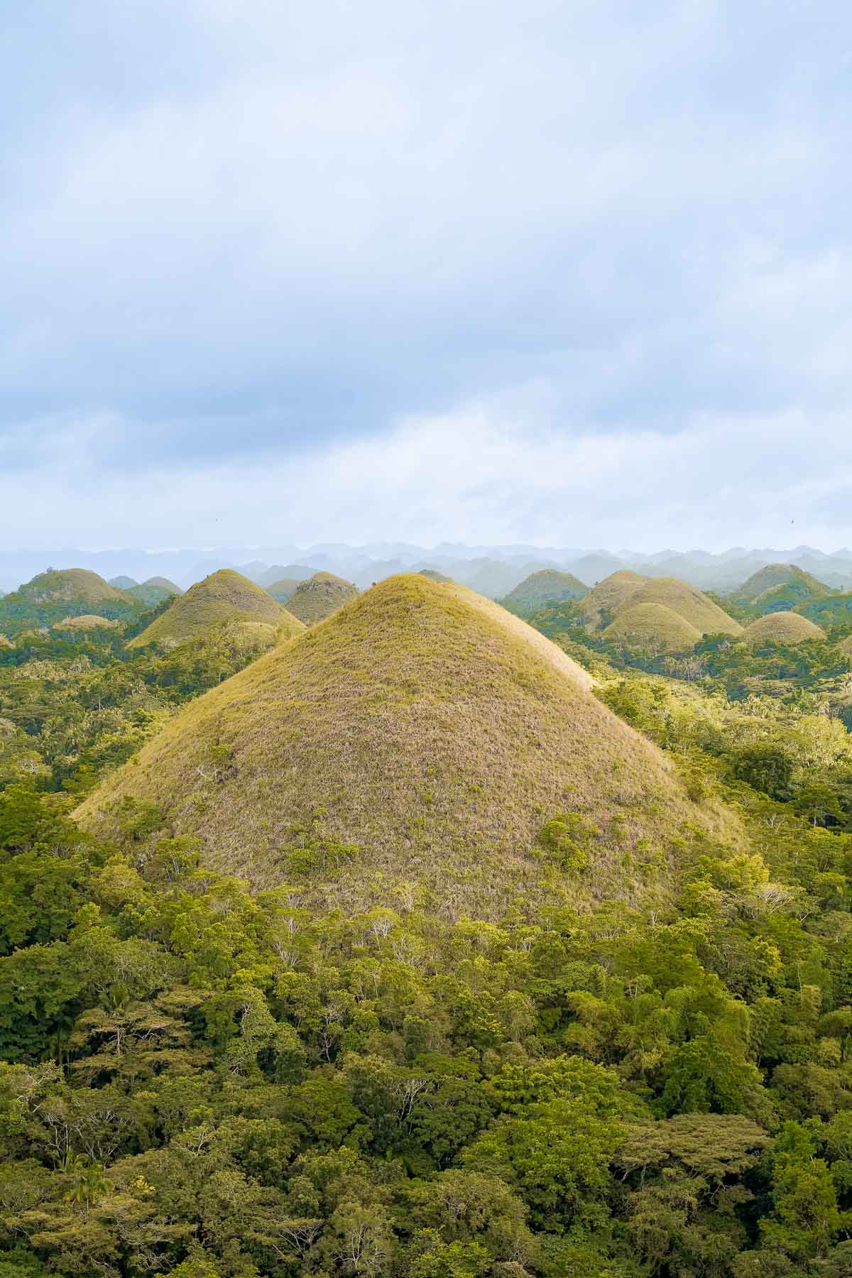 Chocolate Hills in Bohol, Philippines
