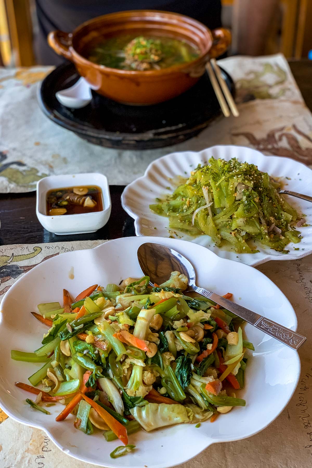 Lunch at Golden Moon Restaurant in Inle Lake