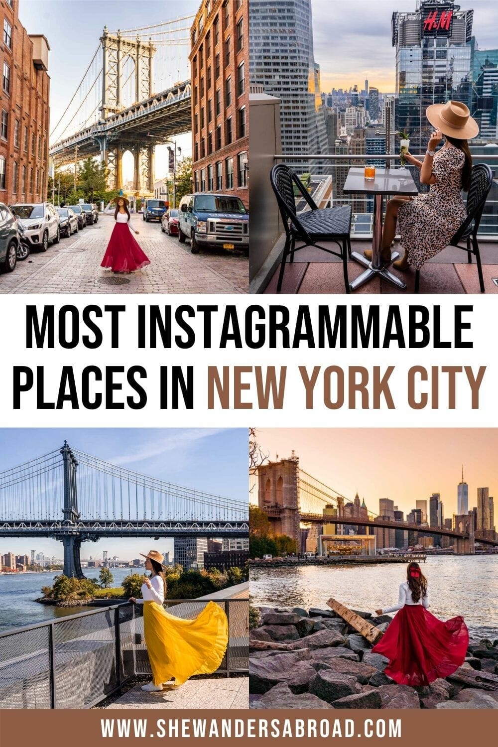 25 Most Instagrammable Places in NYC You Can't Miss