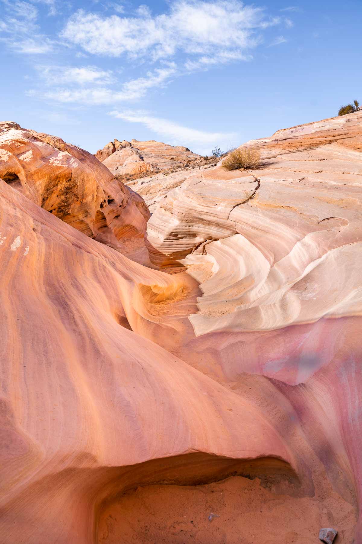 Pastel Pink Canyon in Valley of Fire
