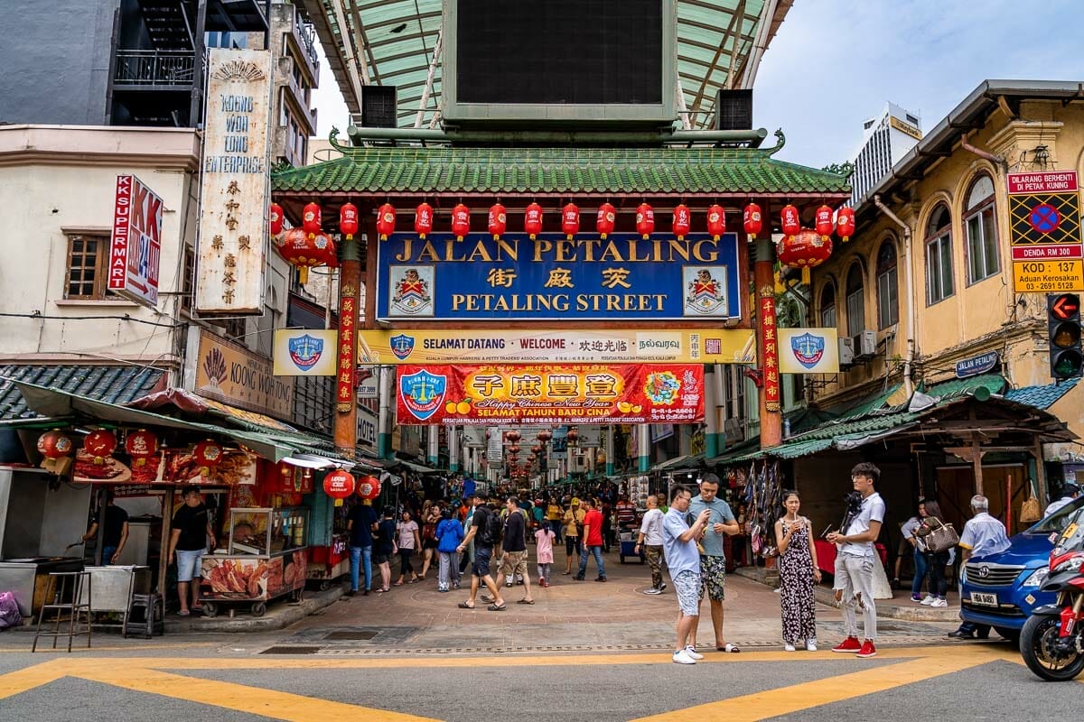 Petaling Street Market in Chinatown, Kuala Lumpur
