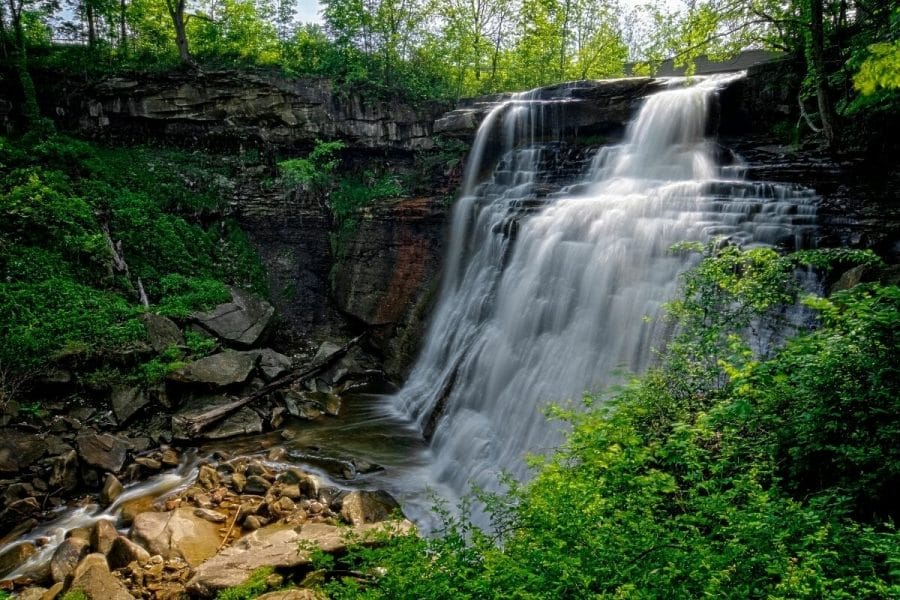 Brandywine Falls in Cuyahoga Valley National Park, Ohio
