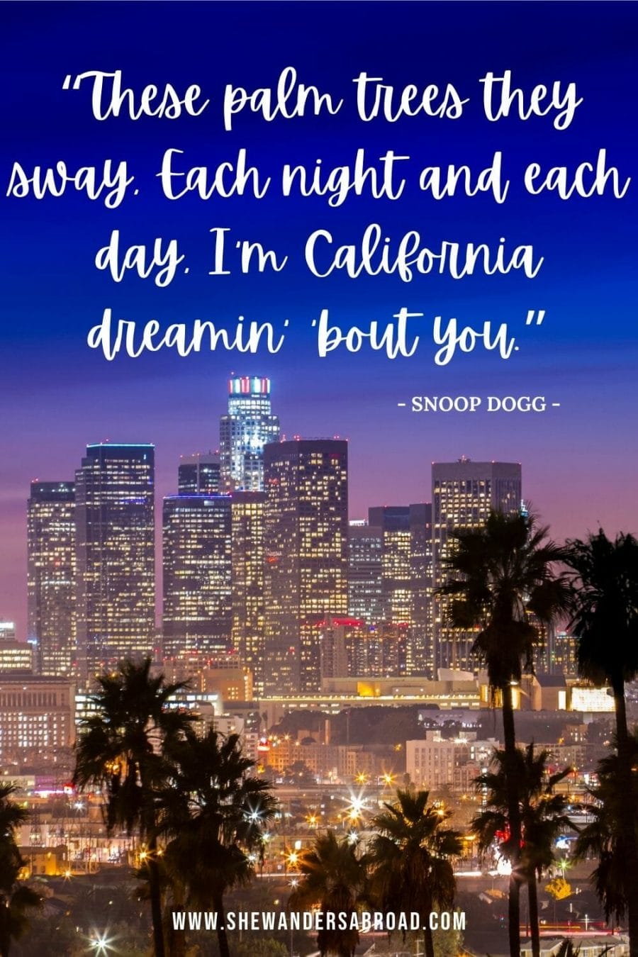Lyrics About California