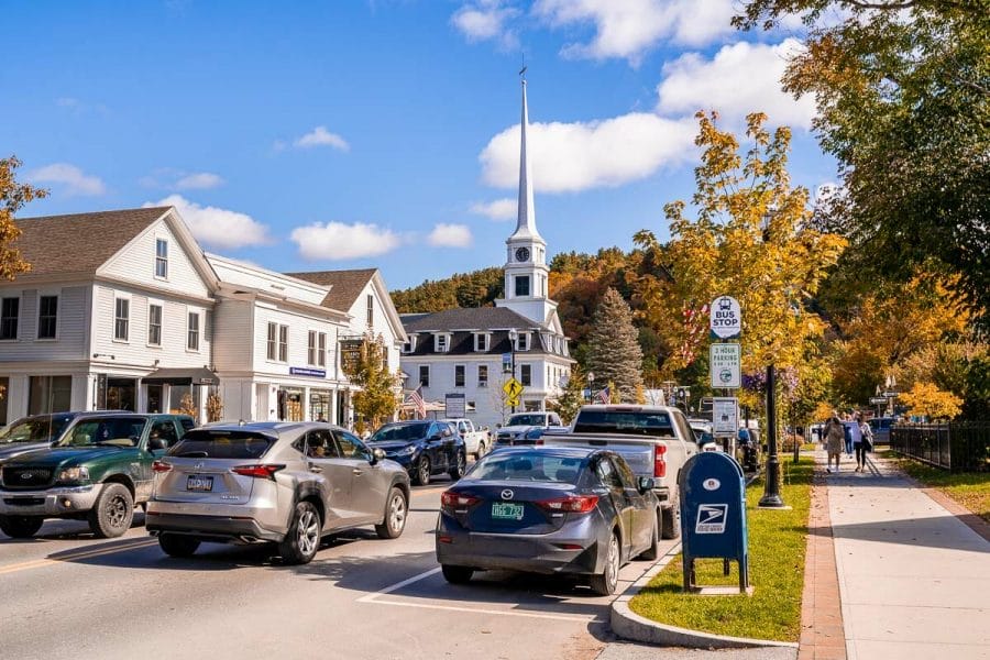 Main Street in Stowe, Vermont