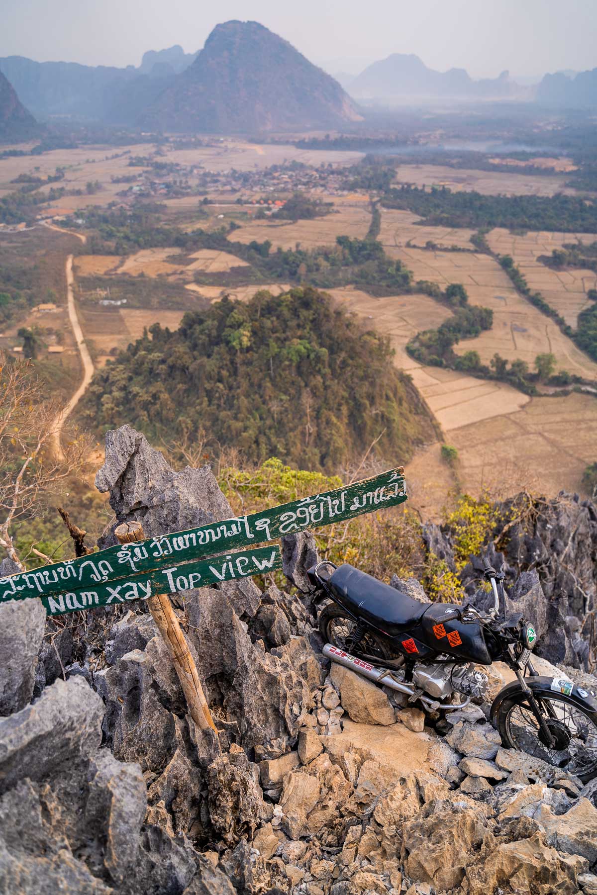 Nam Xay Viewpoint in Vang Vieng, Laos