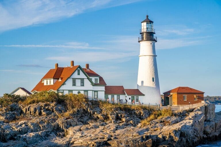 5 Prettiest Lighthouses In Portland Maine You Can T Miss She Wanders   Portland Head Light 3 768x512 