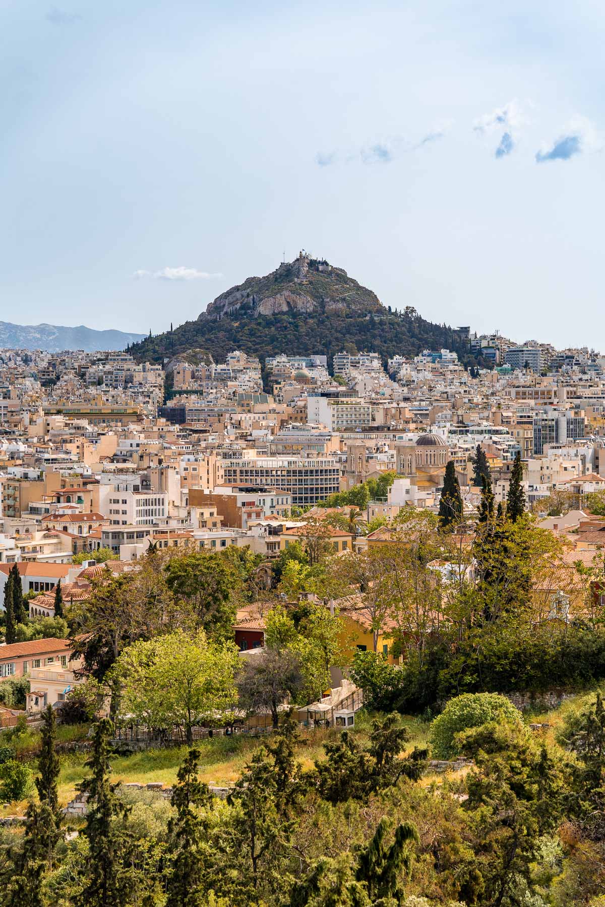 View from Aeropagus Hill, Athens