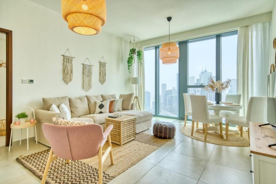 Boho-Chic Cosy 1BDR Apartment in Downtown Dubai