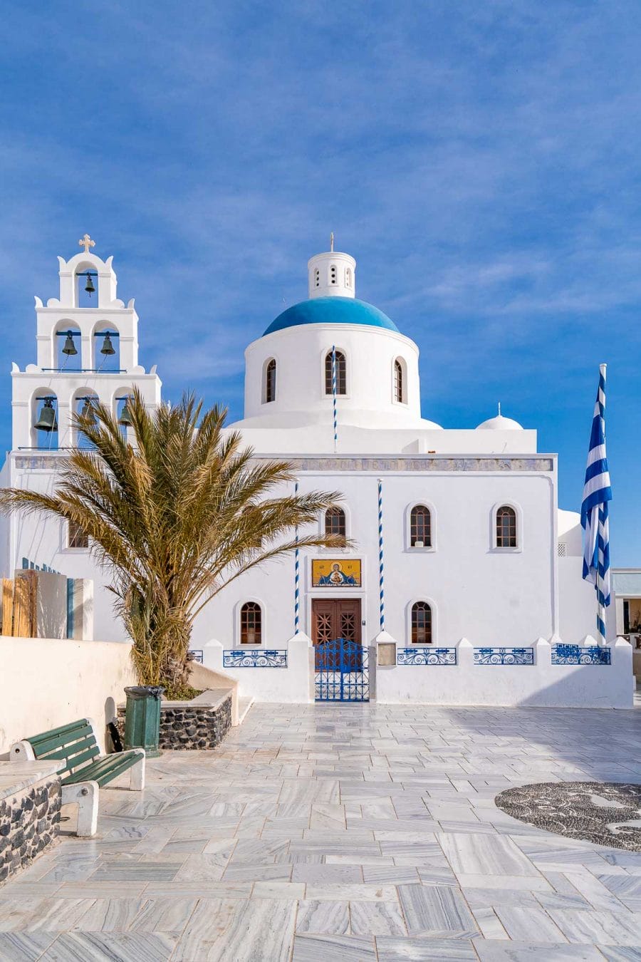 Church of Panagia Akathistos Hymn in Oia, Santorini