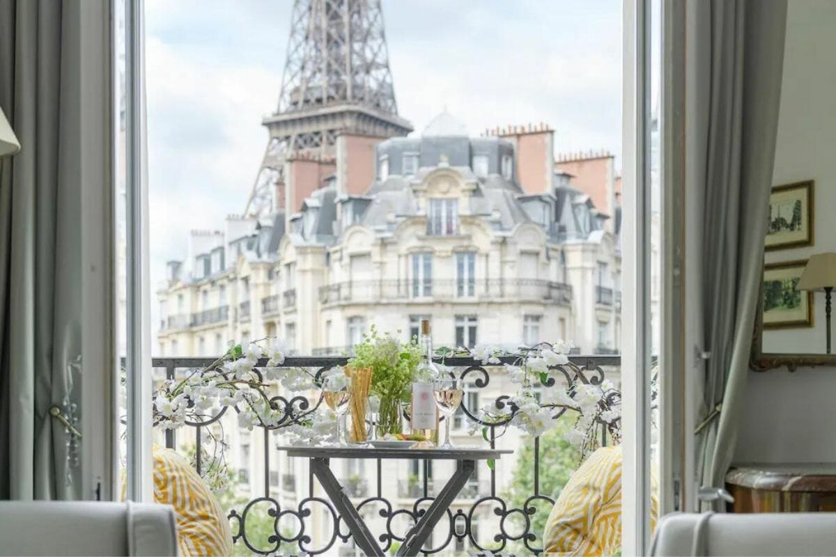 Amazing Balcony and Pinch-Yourself Eiffel Views for Honeymooners