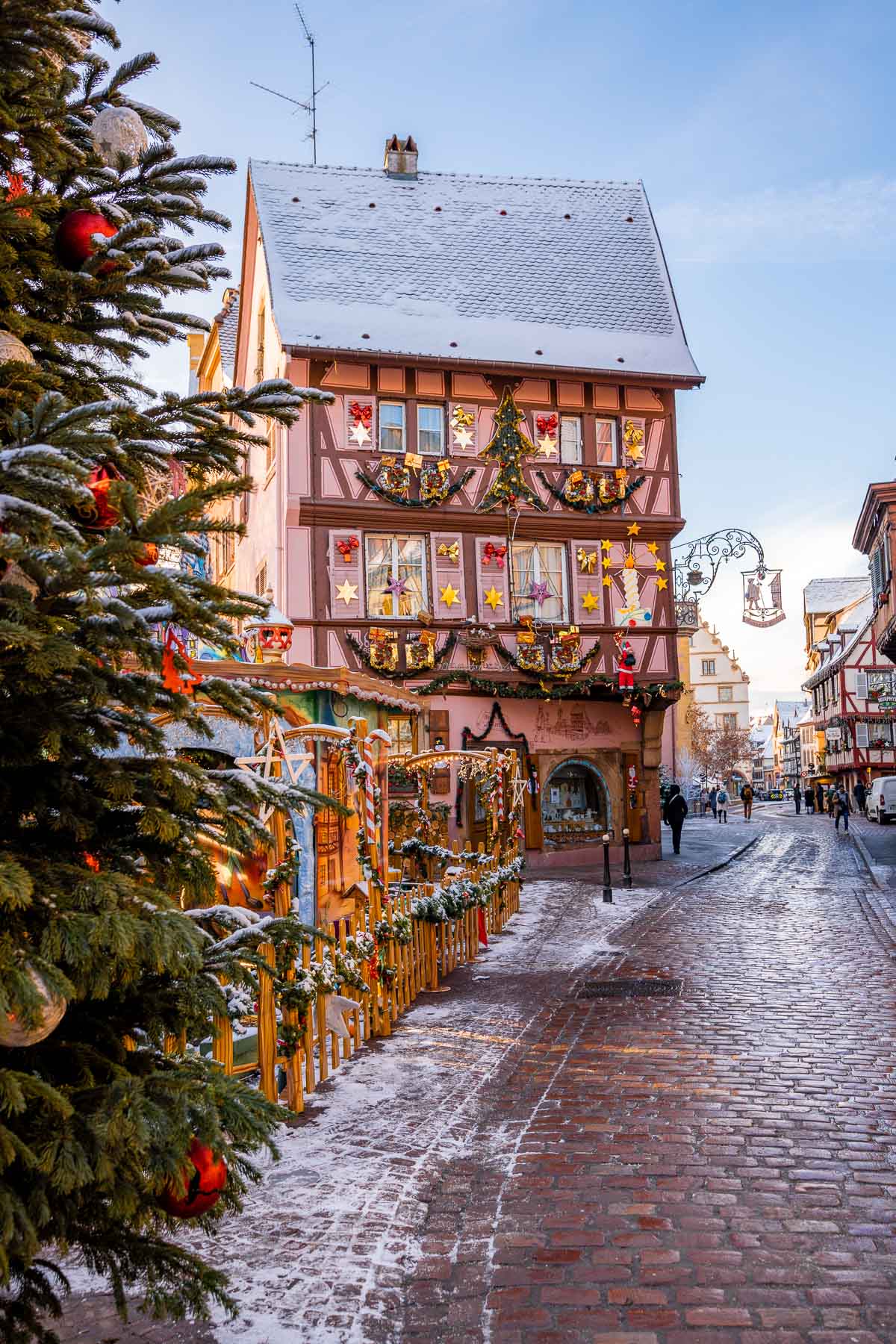 The cute house of Maison dite in Colmar, France