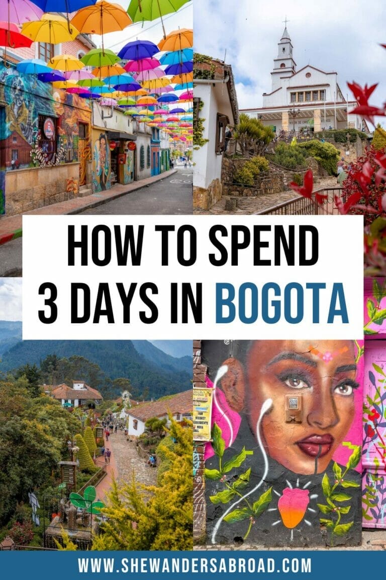 bogota travel itinerary