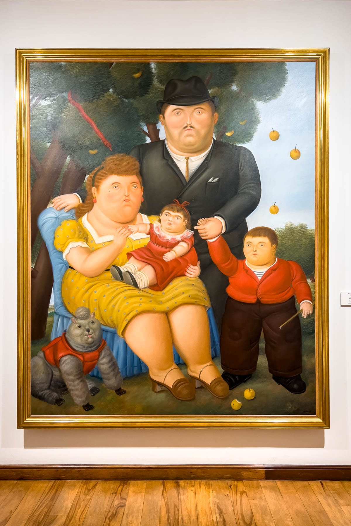 Painting at Botero Museum, Bogota