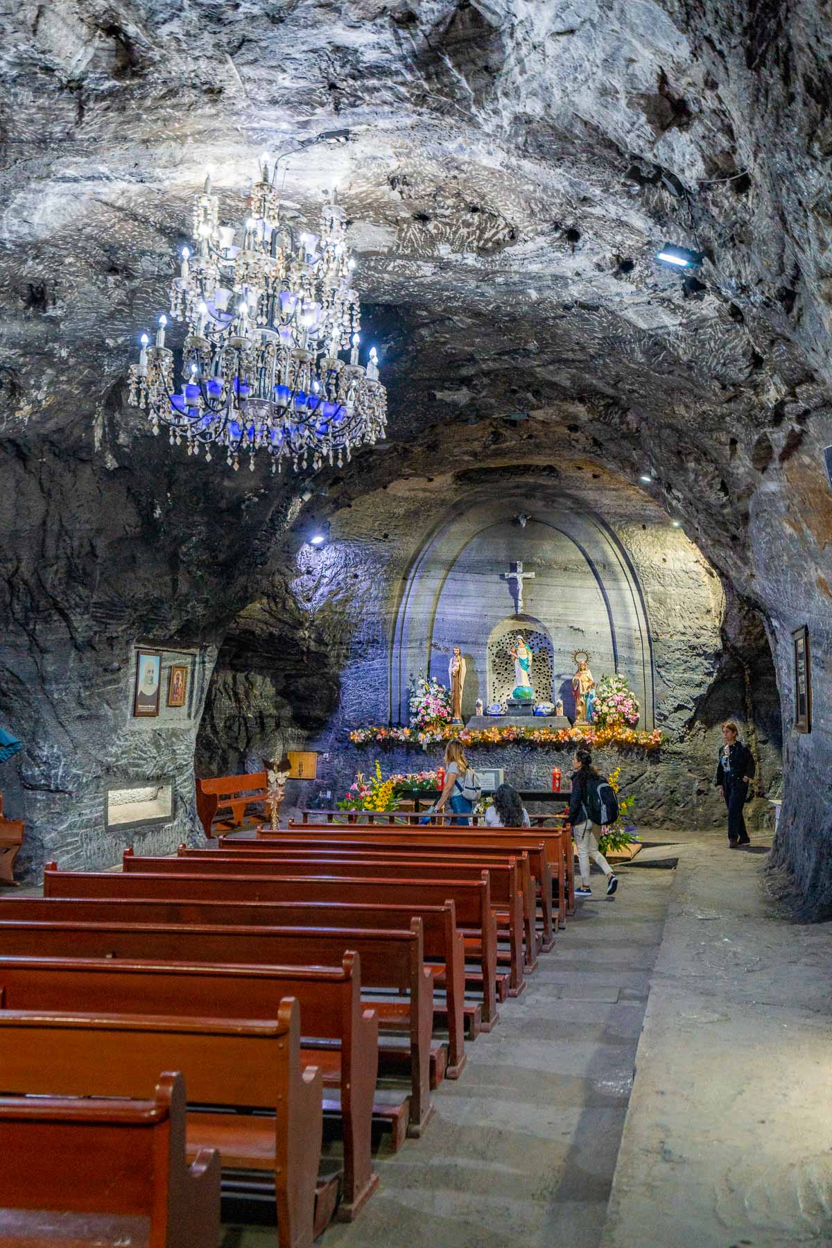 Chapel at the Salt Cathedral of Zipaquira