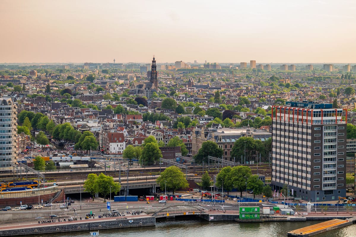 View of Amsterdam from Adam Lookout