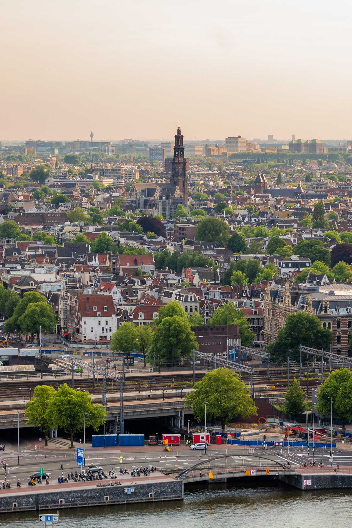 View of Amsterdam from Adam Lookout