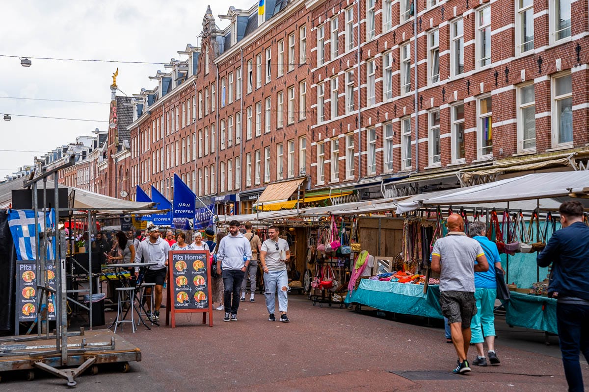 Albert Cuyp Street Market in Amsterdam