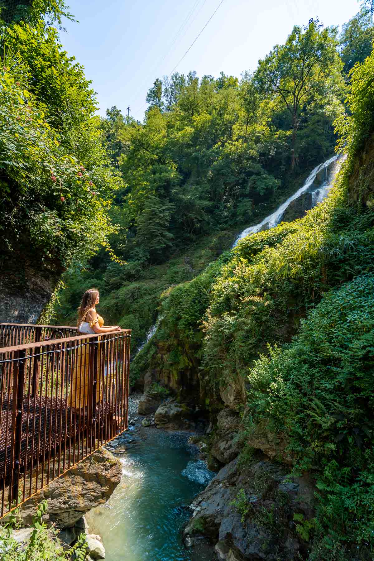 Waterfall in Orrido di Bellano